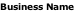 Business Name  